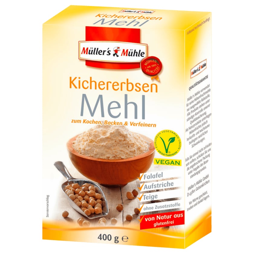 Müller's Mühle Kichererbsen Mehl 400g